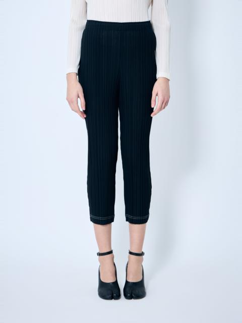 Pleats Please Issey Miyake Pleated Cropped Pants