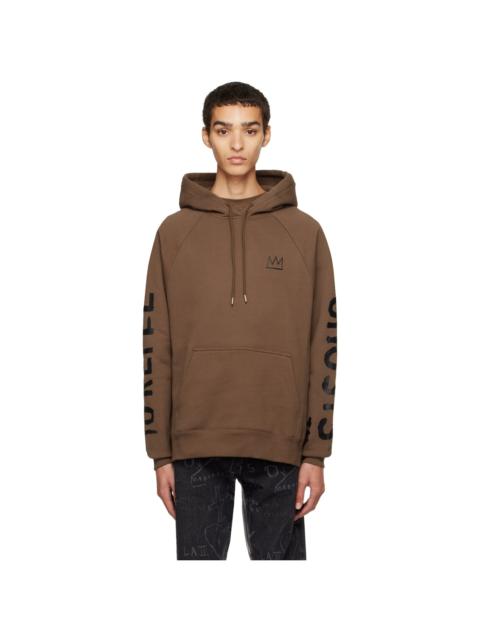 Étude Brown Jean-Michel Basquiat Racing Self-Portrait Hoodie
