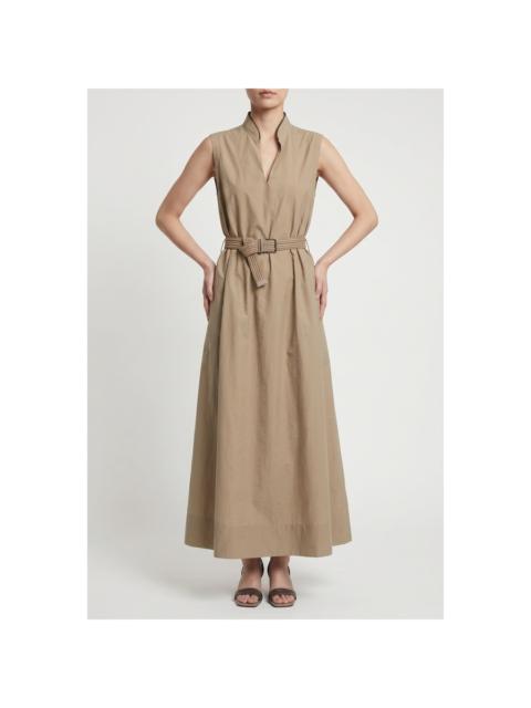 Brunello Cucinelli Brunello Cucinelli Wobeige Sleeveless Belted Dress
