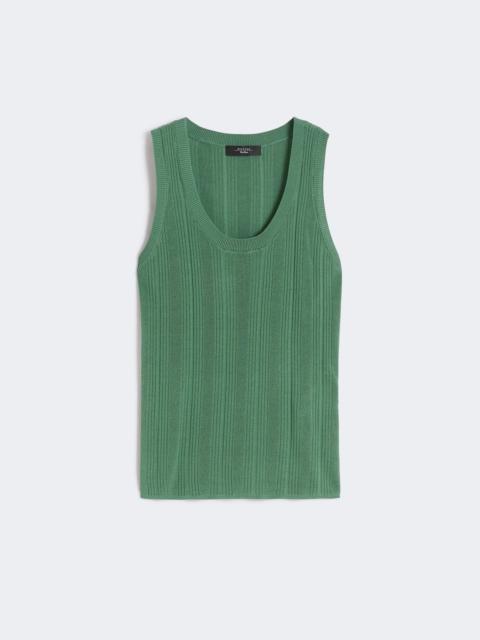 WEEKEND Max Mara Viscose yarn sleeveless jumper - GREEN