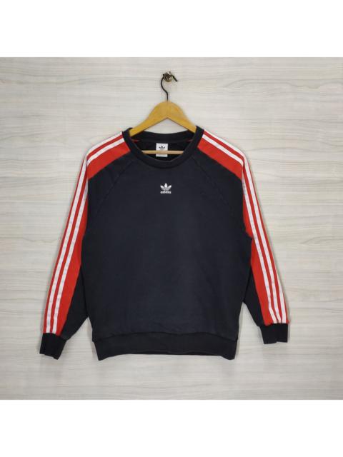 adidas Adidas Raglan Sweatshirt 3 Stripes Medium