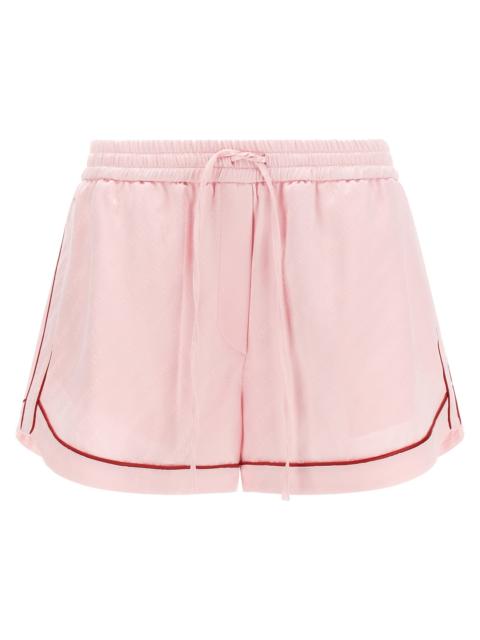 Off-White Off-White Women 'Jacquard Satin Pajama' Shorts