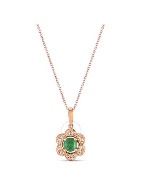 Other Designers Le Vian  Costa Smeralda Emeralds Pendant set in 14K Strawberry Gold
