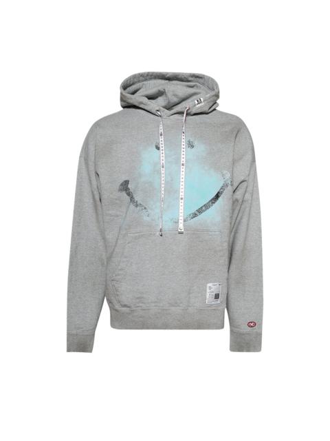 Maison MIHARAYASUHIRO Maison Mihara Yasuhiro Smiley Face Printed Distressed Hoodie 'Grey'