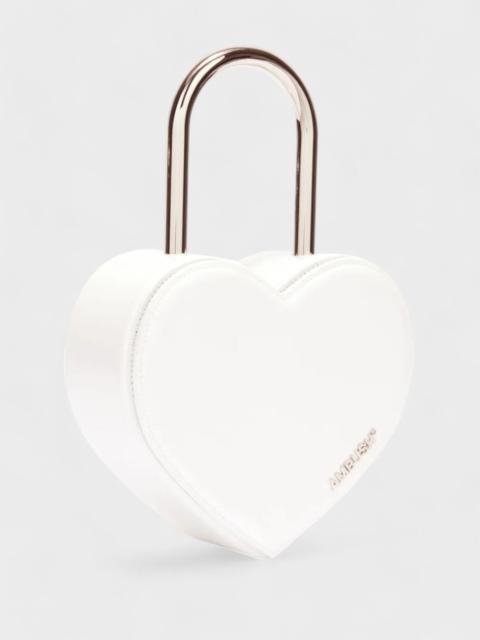 Ambush Heart Padlock Bag White