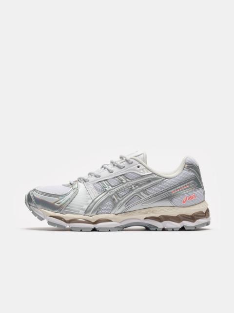 Asics Gel-Kayano 12.1 Sneaker in White/Pure Silver