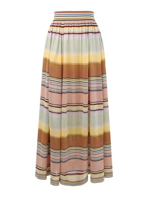 Zimmermann Coco Stripe Circle Skirt