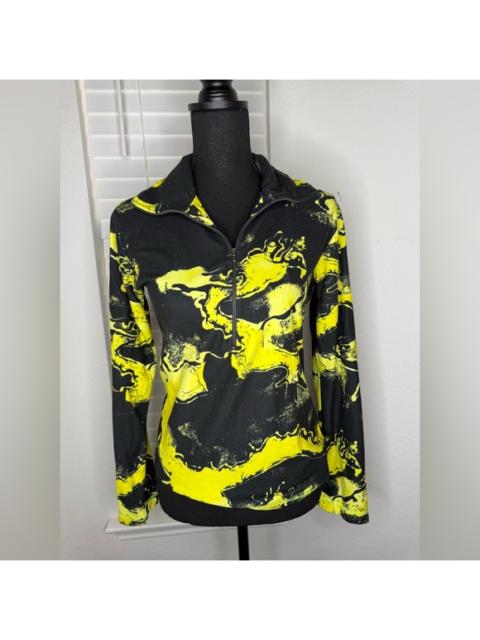 Other Designers Jet Set - Vibrant Yellow and Black Women's Top