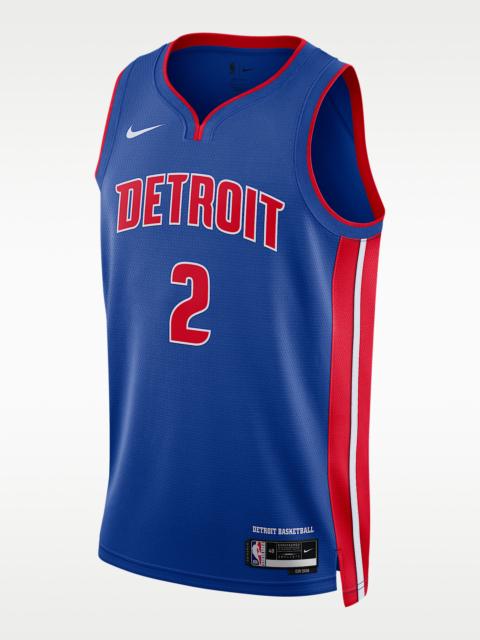 Nike Detroit Pistons Icon Edition 2022/23 Nike Men's Dri-FIT NBA Swingman Jersey