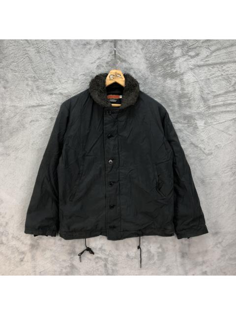 Other Designers Buzz Rickson's - BUZZ RICKSONS Fur Collar Bomber Jacket #4659-163