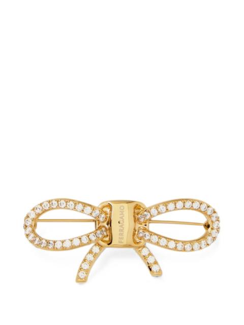 FERRAGAMO Ferragamo Women Bow Strass Pin