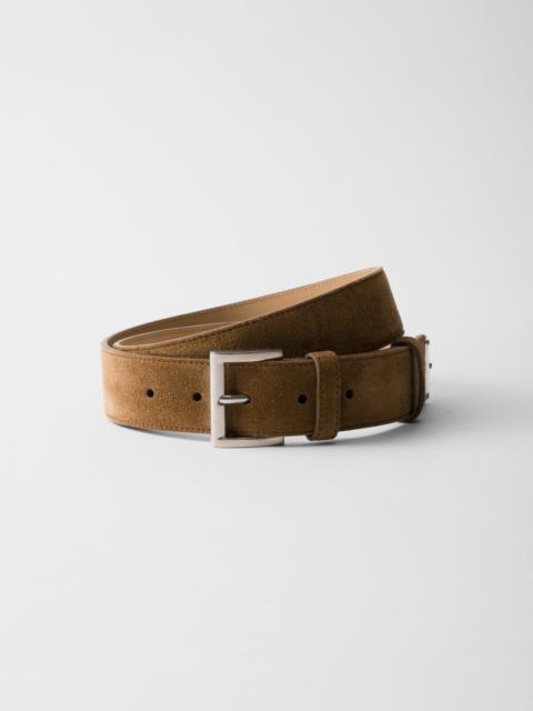 Prada Suede belt