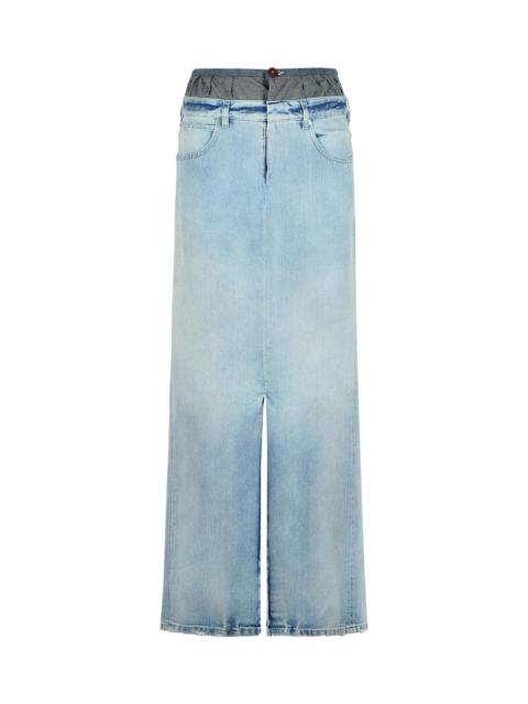Maison Margiela Blue Denim Skirt