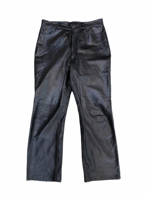 Other Designers Vintage - Coggiola Helmut Lang Leather Style Casual Pants