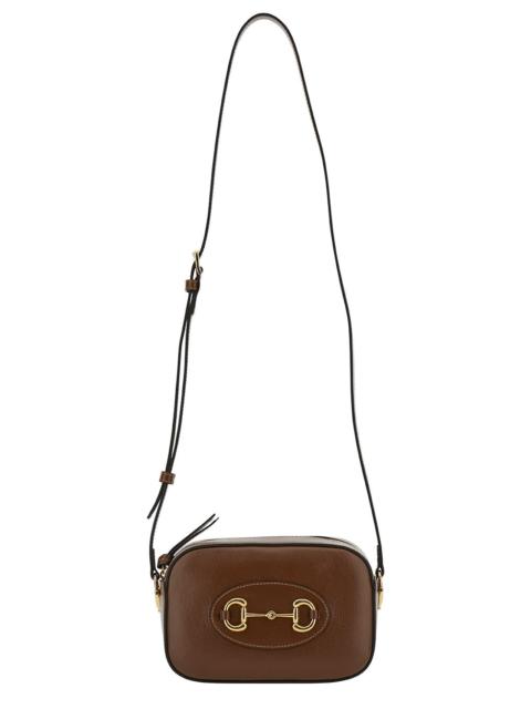 GUCCI Gucci Women 'Small Gucci Horsebit 1955' Brown Shoulder Bag With Horsebit Detail In Leather Woman