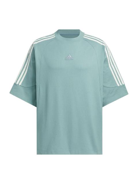 adidas adidas Logo T-Shirt Asia Sizing 'Teal' JI6645