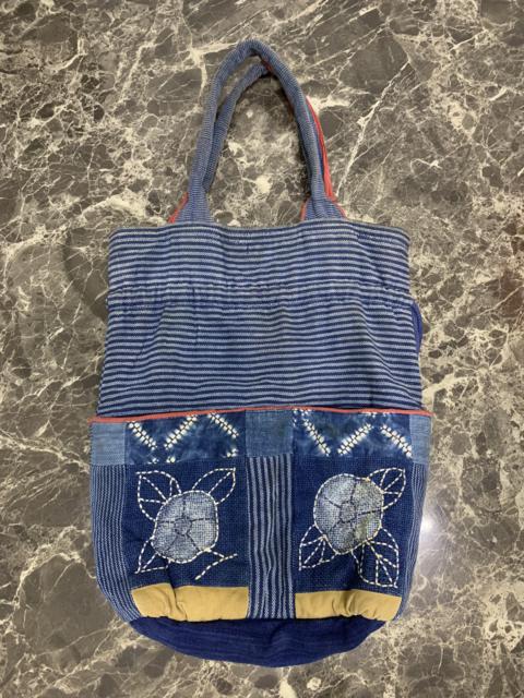 Other Designers Vintage - Vintage Sashiko Indigo Tote Bag