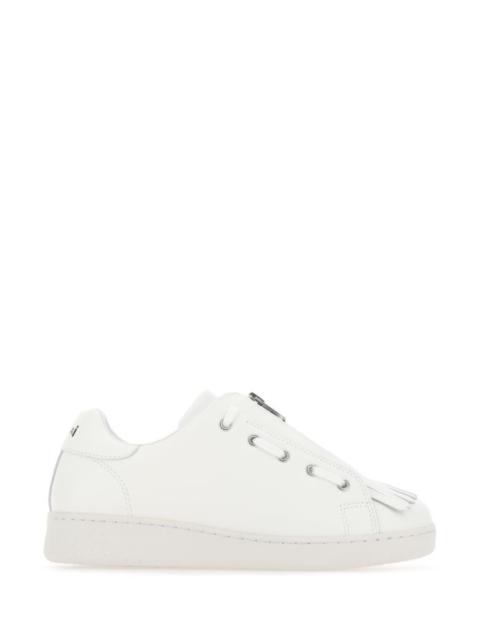 A.P.C. White Leather Julietta Sneakers