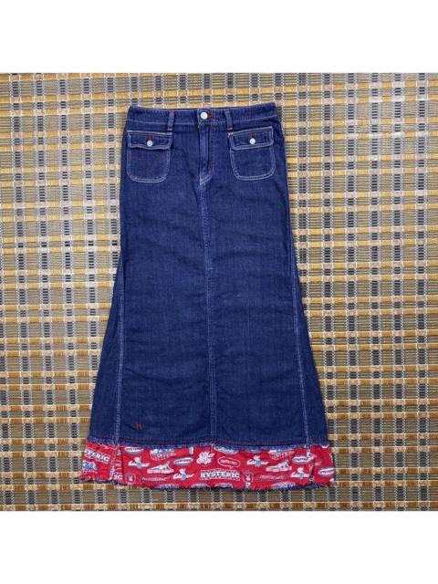 Hysteric Glamour Insane 🔥 Hysteric Glamour Hagi Denim Skirt