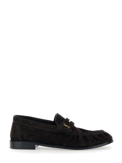 SAINT LAURENT Saint Laurent Le Loafer Brown Women Loafers