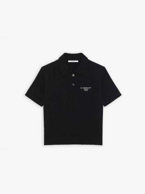 Givenchy Short sleeve black polo shirt
