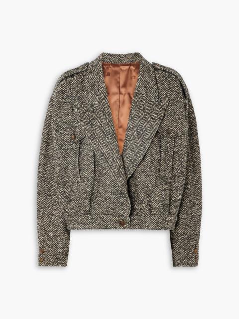 BLAZÉ MILANO Popoff Serama herringbone wool-blend jacket