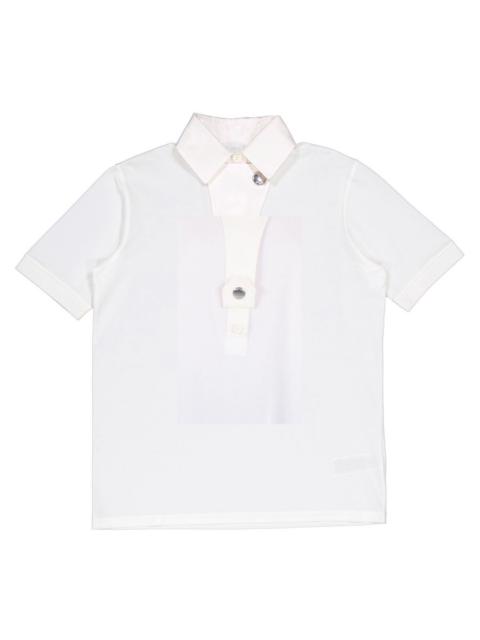 Burberry Burberry Ladies White Cotton Polo Shirt