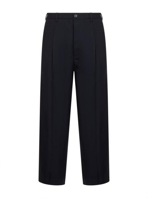 Marni Blue tropical wool classic trousers