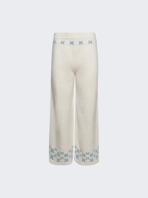 CALLE DEL MAR Winter Fair Isle Pant Natural