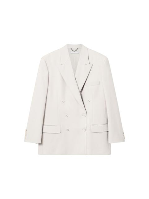 virgin wool double-breasted blazer