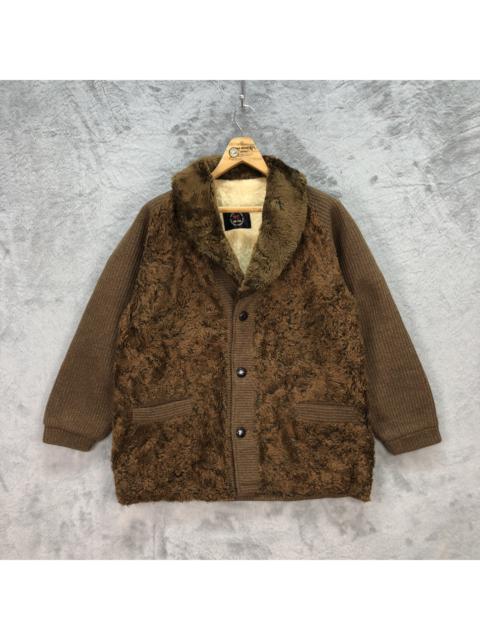 Other Designers Vintage - Aronde Made in Japan Faux Fur Knit Sherpa Coat #5810-208