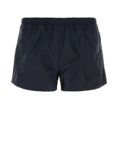 Prada Prada Men Navy Blue Re-Nylon Swimming Shorts