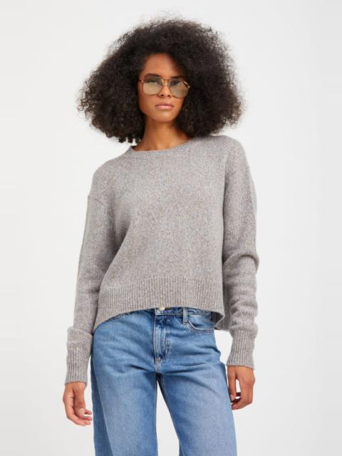 SPRWMN HEATHER GREY CASHMERE CHARLIE SWEATER