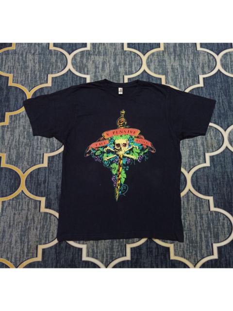 Other Designers Rock Band - Vtg The Expensive Winos Anvil Tee