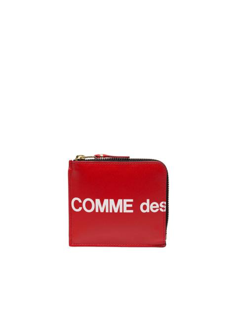 Comme Des Garçons SA3100HL HUGE LOGO WALLET - RED