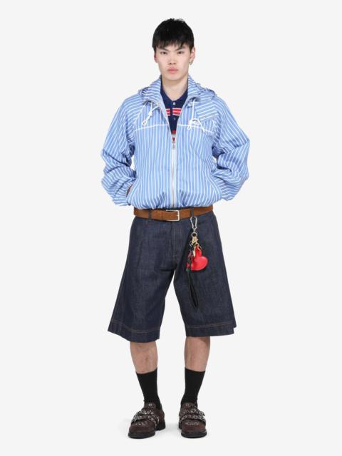 N°21 STRIPED HOODIE JACKET