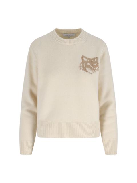 Maison Kitsuné 'FOX HEAD' SWEATER