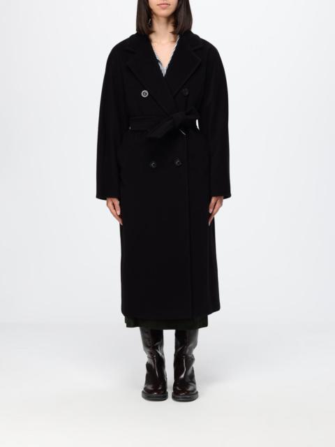 Max Mara Max Mara Women Madame Double-Breasted Long Wool Coat Max Mara With Belt
