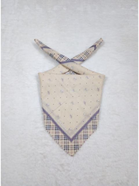 Other Designers Vintage - Burberry puppies overprint handkerchief bandana neckerchief