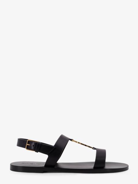 Saint Laurent Cassandre Leather Sandals