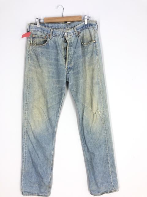 Other Designers Vintage - Vintage Distressed Levi’s 501 Ripped Jean Size 33 USA