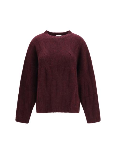 Allude Allude Cashmere Silk Sweater Voluminous Sleeves Blue