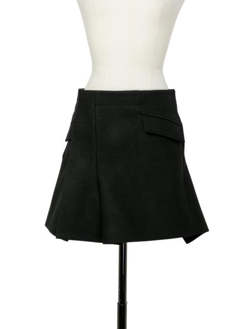 sacai Wool Melton Skirt
