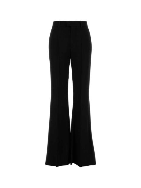 BALENCIAGA Balenciaga Women Black Viscose Palazzo Pant