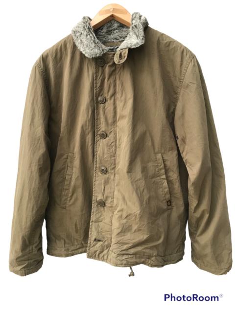 Other Designers Vintage - Vintage Alpha Industries Mohair Lining Jacket
