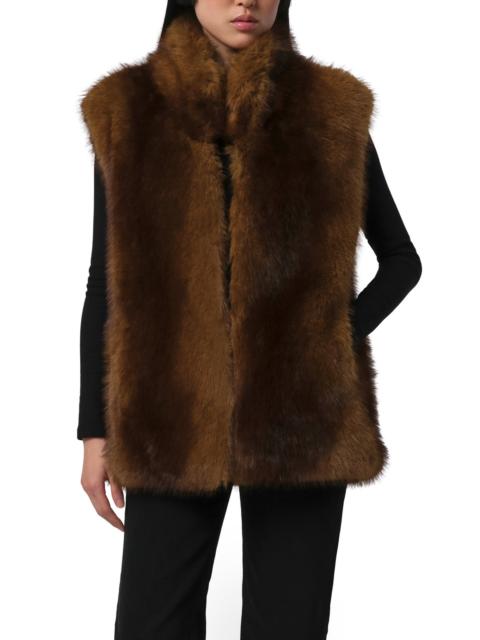 APPARIS Apparis Laila Faux Mink Vest at Nordstrom