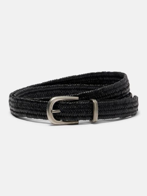 Brunello Cucinelli Braided leather belt