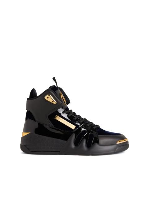 Giuseppe Zanotti Talon high-top leather sneakers