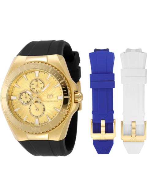 Other Designers TechnoMarine Cruise Quartz Gold Dial Men's Watch TM-124018