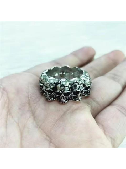 Skulls - full circle domineering skull ring (size 6-13)